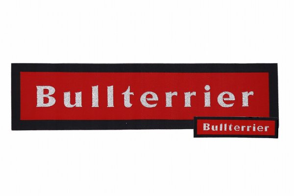 Photo1: BULLTERRIER Patch BOX Logo  (1)