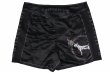 Photo5: BULL TERRIER Fight Shorts Short Fit TRADITIONAL Black/Black (5)