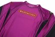 Photo6: BULL TERRIER Rashguard RANK3.0 Long Sleeve Purple (6)