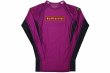 Photo4: BULL TERRIER Rashguard RANK3.0 Long Sleeve Purple (4)