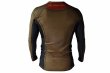 Photo3: BULL TERRIER Rashguard RANK3.0 Long Sleeve Brown (3)