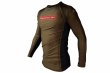 Photo2: BULL TERRIER Rashguard RANK3.0 Long Sleeve Brown (2)