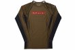 Photo4: BULL TERRIER Rashguard RANK3.0 Long Sleeve Brown (4)