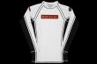 Photo4: BULL TERRIER Rashguard RANK3.0 Long Sleeve White (4)