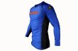 Photo2: BULL TERRIER Rashguard RANK3.0 Long Sleeve Blue (2)