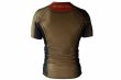 Photo3: BULL TERRIER Rashguard RANK 3.0 Short Sleeve Brown (3)