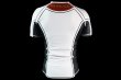 Photo3: BULL TERRIER Rashguard RANK 3.0 Short Sleeve White (3)