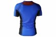 Photo3: BULL TERRIER Rashguard RANK 3.0 Short Sleeve Blue (3)