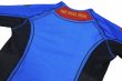 Photo7: BULL TERRIER Rashguard RANK 3.0 Short Sleeve Blue (7)