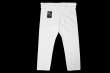 Photo1: BULLTERRIER Jiu Jitsu Gi Pants Slim Type R White (1)