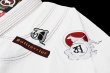 Photo7: BULLTERRIER Jiu Jitsu Gi ASHURA R White (7)