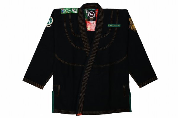 Photo1: BULLTERRIER Jiu Jitsu Gi HOUOU R Black (1)