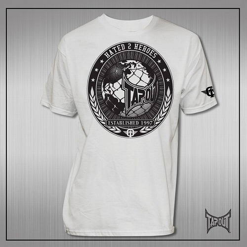 TAPOUT Tshirts Bonafied White - Fighters Shop Bull Terrier