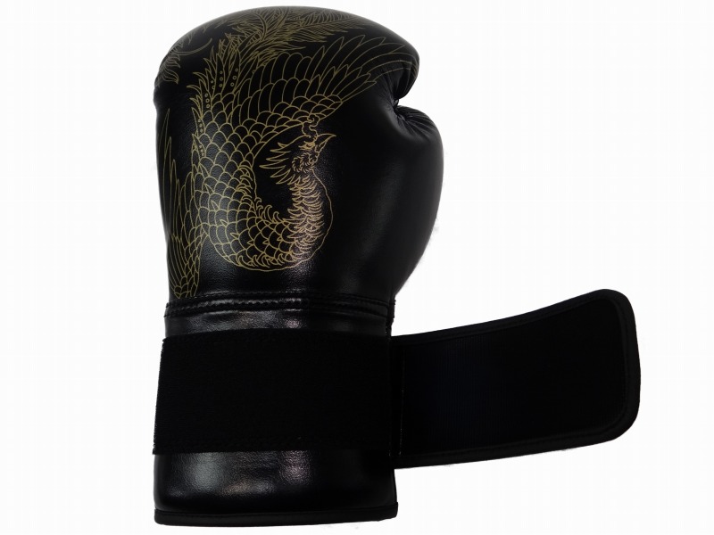 BULL TERRIER Boxing Gloves HOUOU Black
