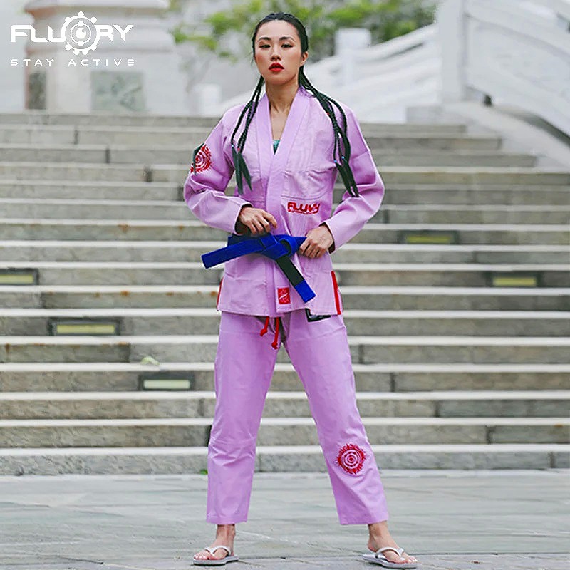 FLUORY Ladies Jiu Jitsu Gi HANFOO Purple