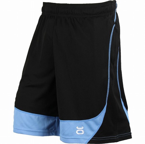 JACO Training Shorts Twisted Mock Mesh Black/Blue ...