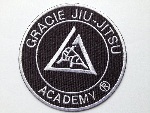 Gracie Jiu-Jitsu Patch Small - Fighters Shop Bull Terrier